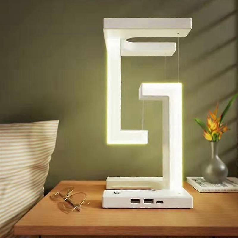 New Led Table Lamp Suspended Anti-gravity Wireless Charging Desk Light Foldable Adjustable