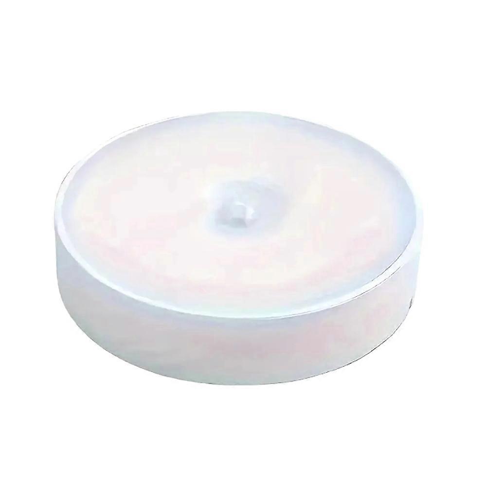 Wireless Round Night Light Motion Sensor USB Charging Led Wall Lamp