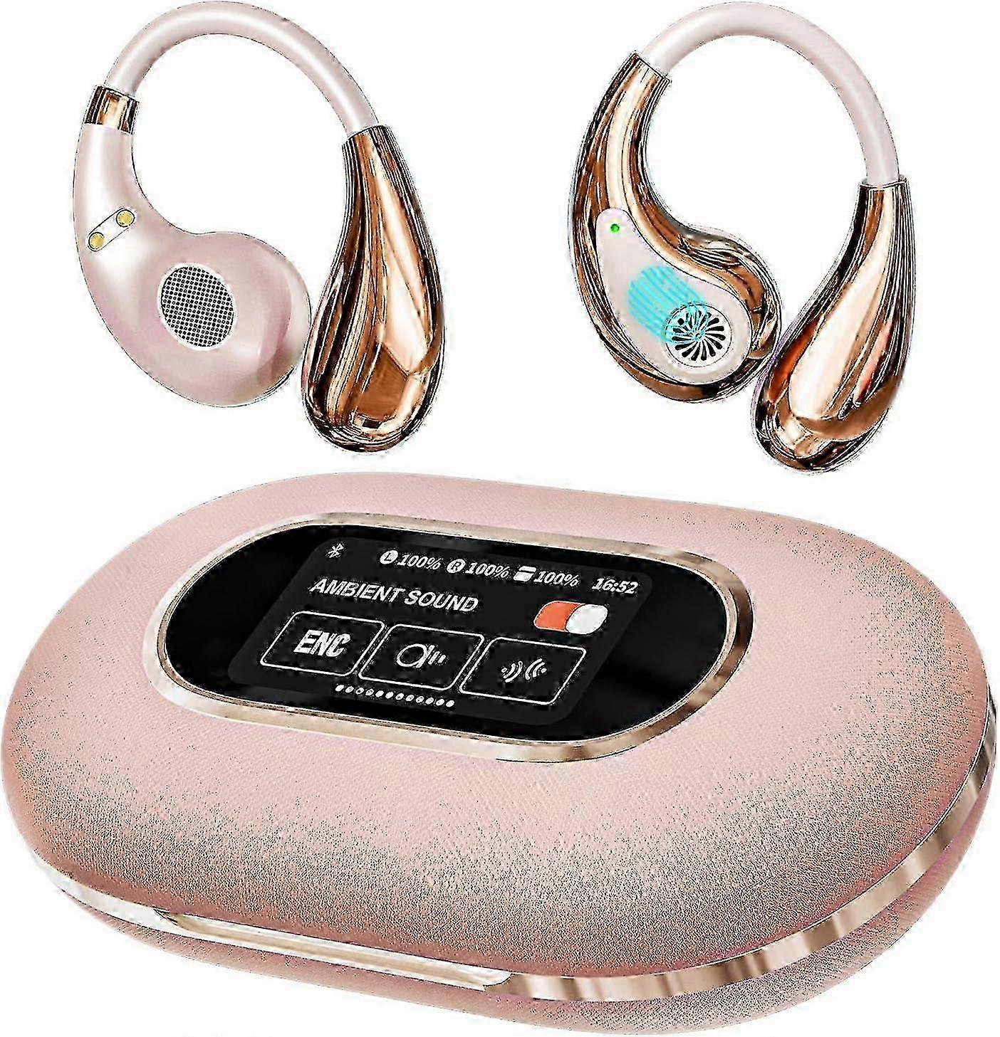 2025 2025 Latest Model AI Language Translation Earbuds Real-time, OWS 3-in-1