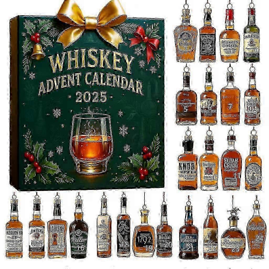 24-Day Spirits Advent Calendar for Christmas 2025 Countdown Celebration