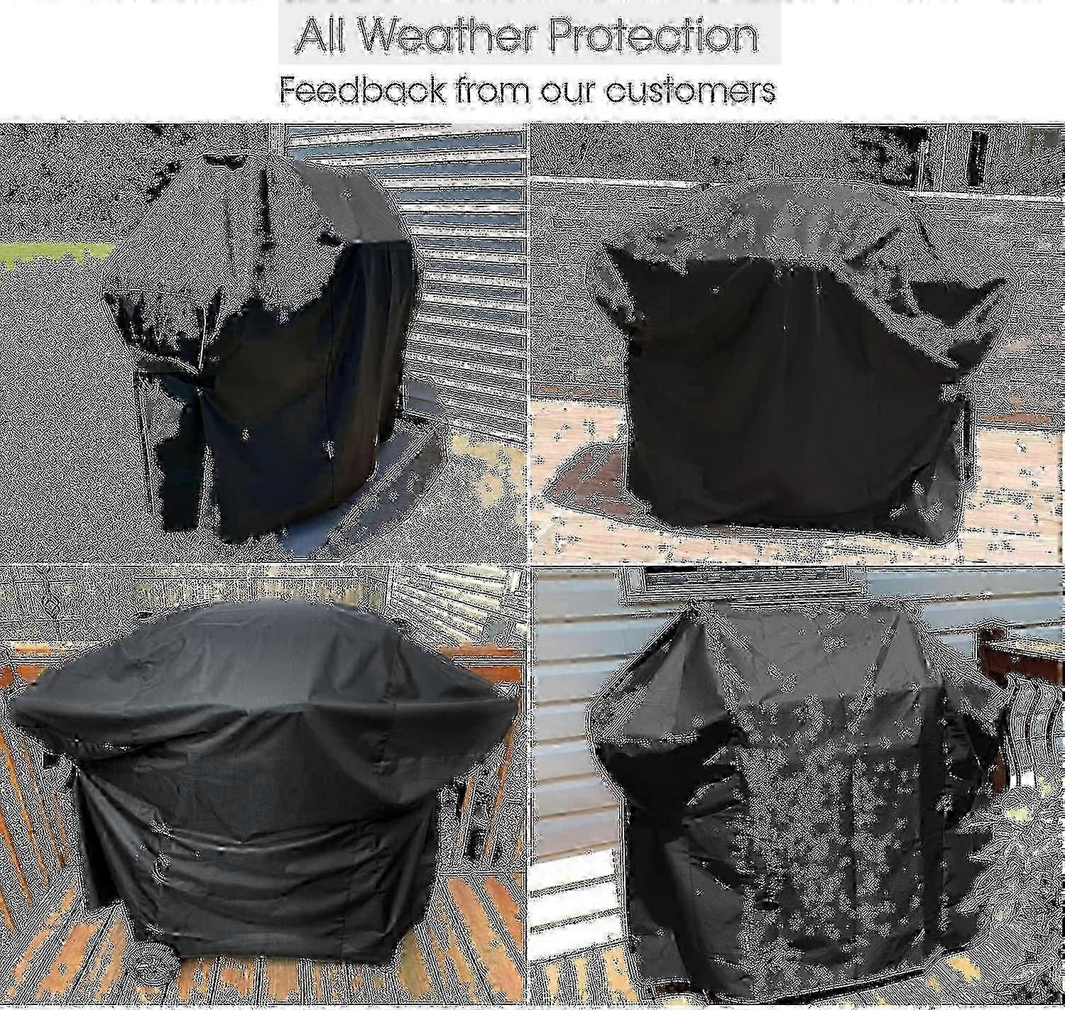 Para Weber Spirit 200 e 300 Series Grills Capa de churrasco à prova d'água resistente de 52 polegadas com proteção UV e material resistente às intempéries