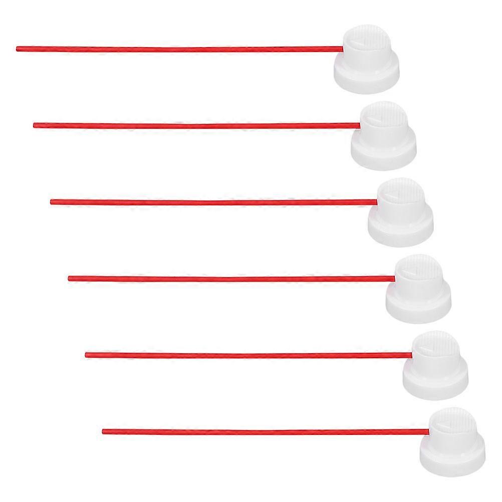 Gas Spray Can Nozzle Extension Tubes for Precise Oil Cleaner Application 6Sets