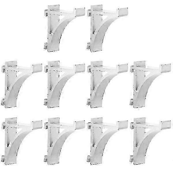 10pcs Freezer Shelf Clips Refrigerator Support Hooks Cooler Shelf Brace Tw