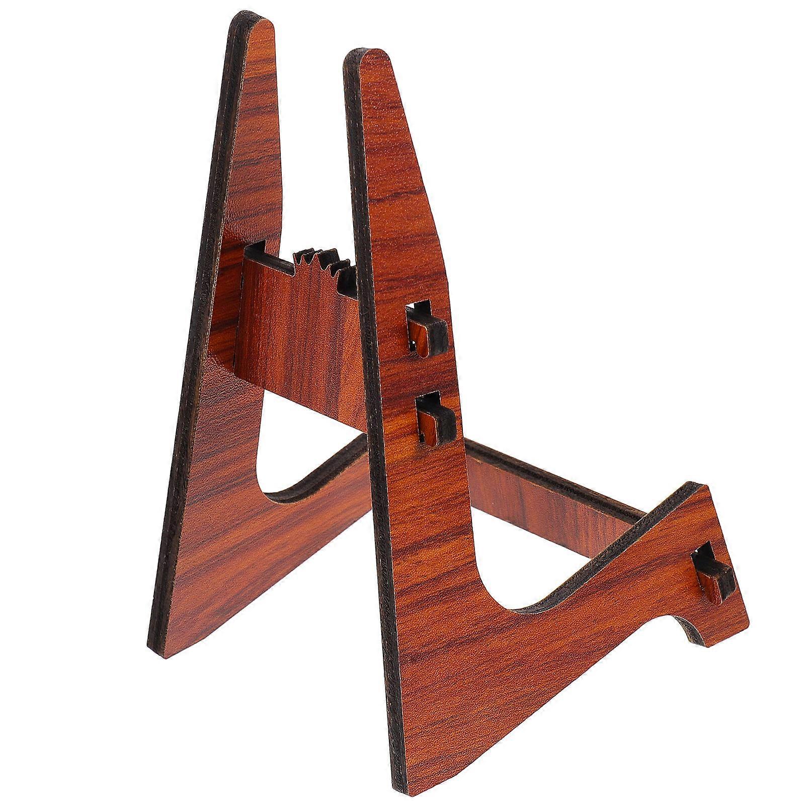 Practical Wooden Ukulele Stand Detachable Frame Stand for Ukulele Violin