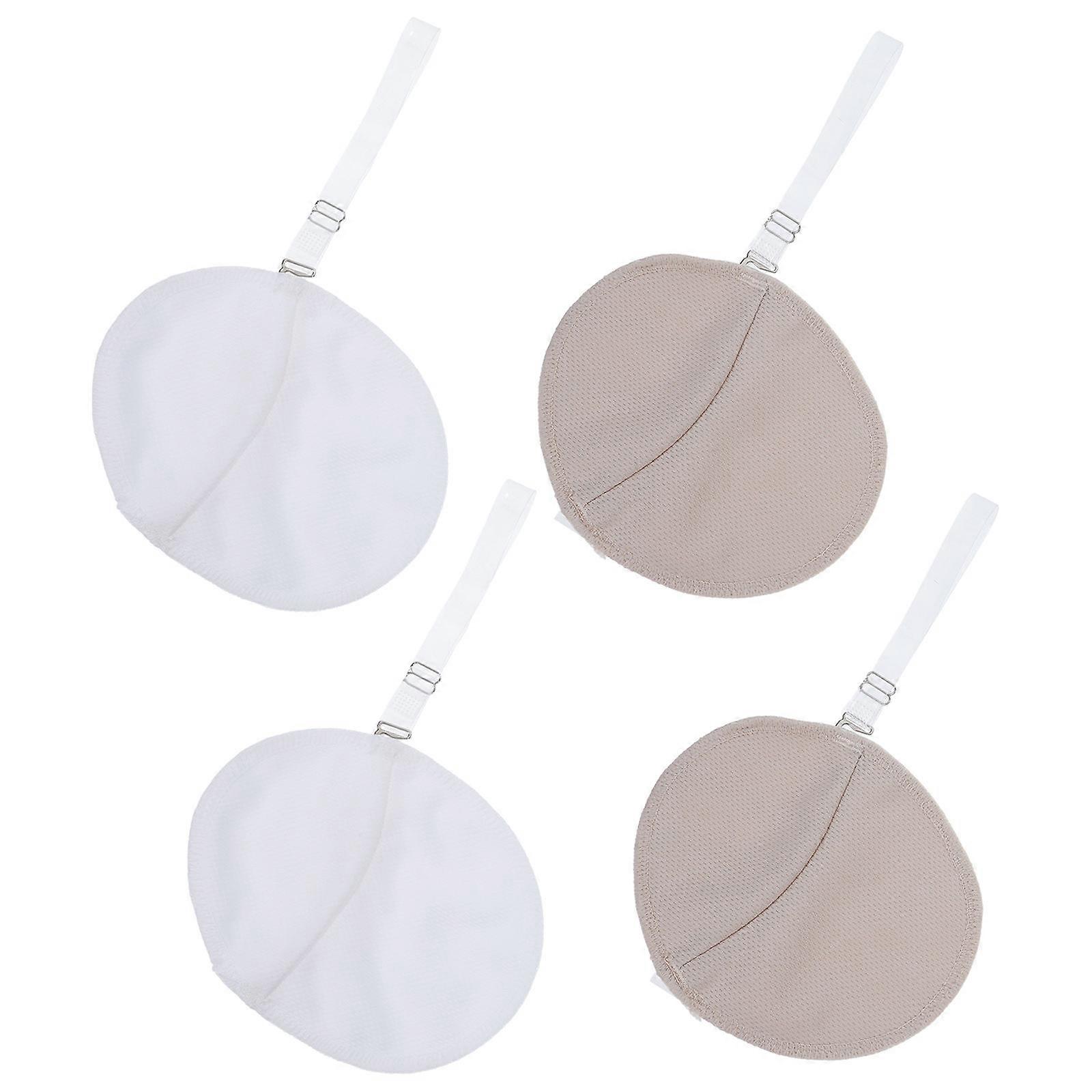 Underarm Sweat Pads Reusable Absorbent Pads with Shoulder Strap 2Pairs