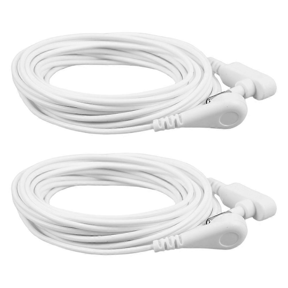 Replacement Grounding Cable Grounding Cord For Grounding Sheets Data Centers 5m White 2Pcs