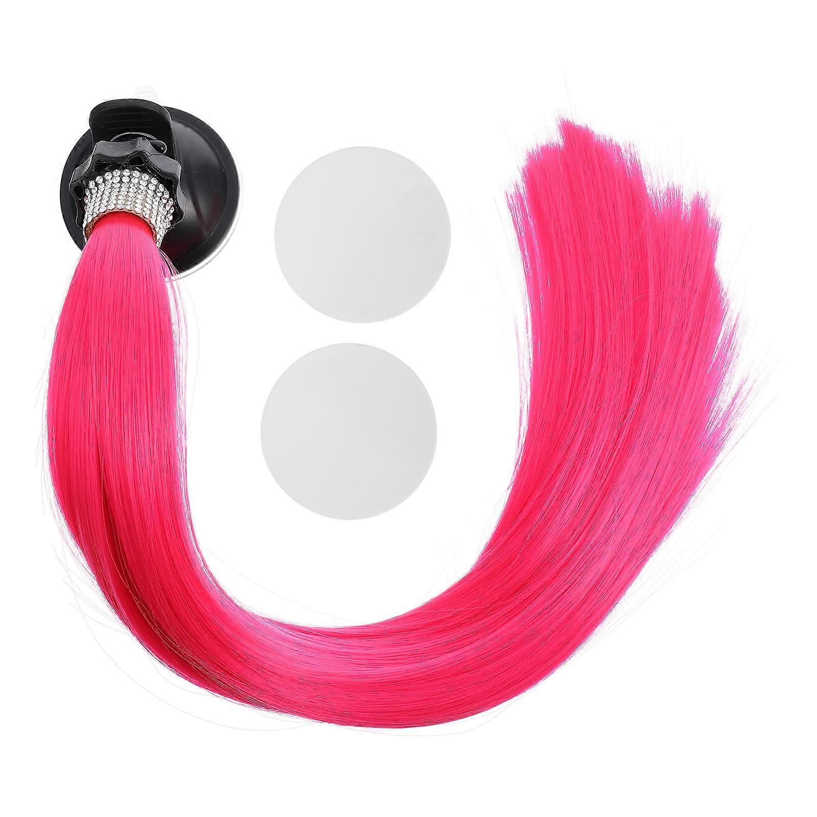 Braid Decor Motorbike Wig Decoration 2Pcs Durable