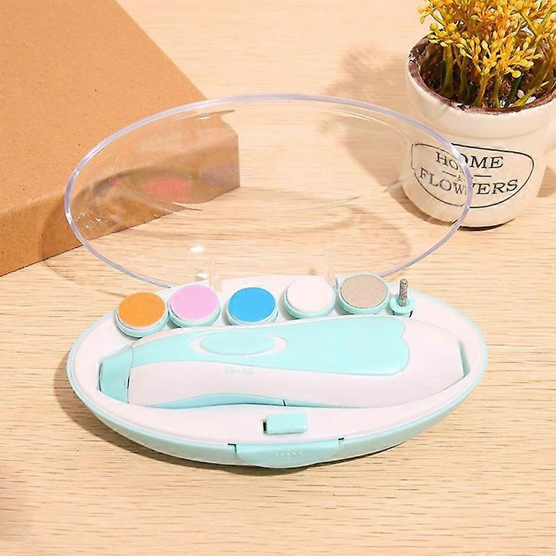 Coupe-ongles ��lectrique multifonctionnel pour b��b��, coupe-ongles pour orteils, ensemble d'outils de manucure, soins pour b��b��
