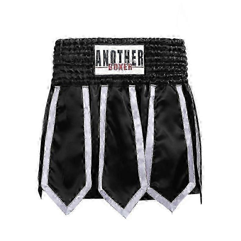 MMA Fighting Shorts for Competition with Lightweight Boxer Ribbon Trim