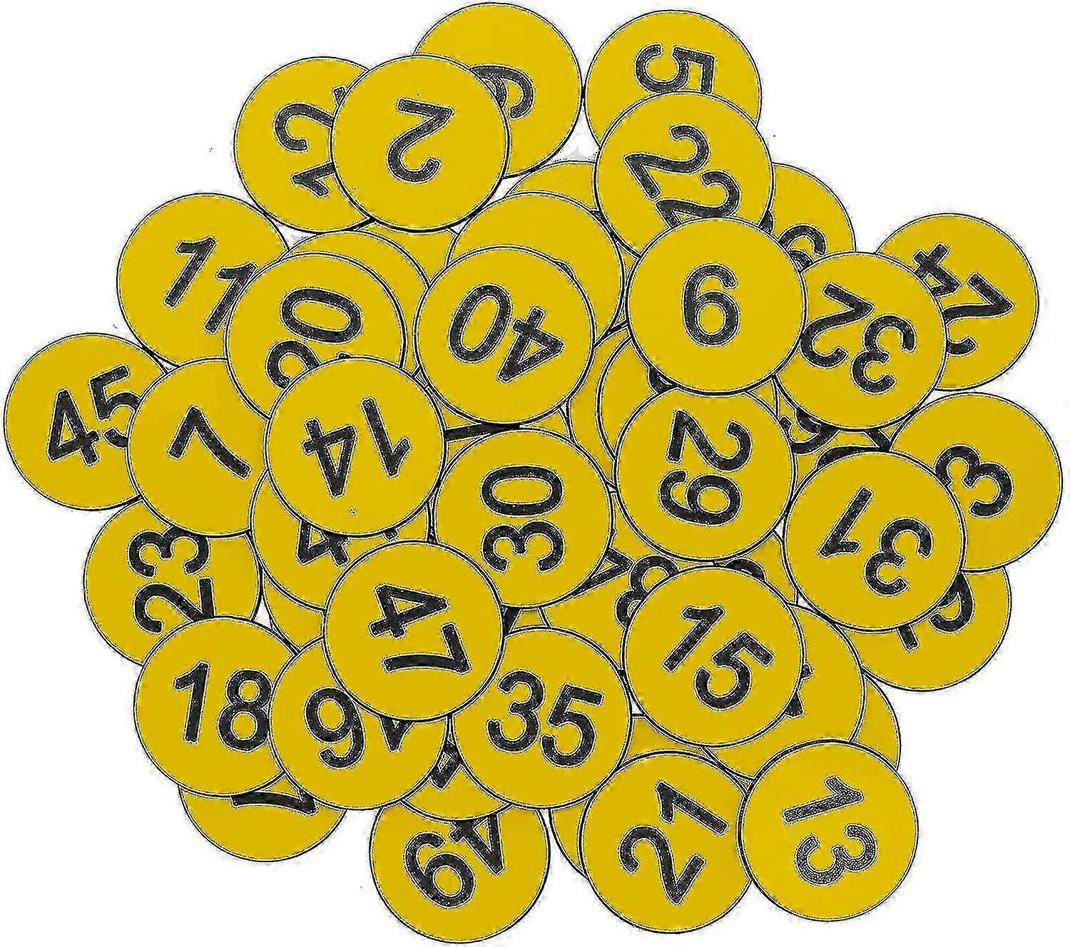 Numbered Engraved Tags for Warehouse Bin and Shelf Labelling