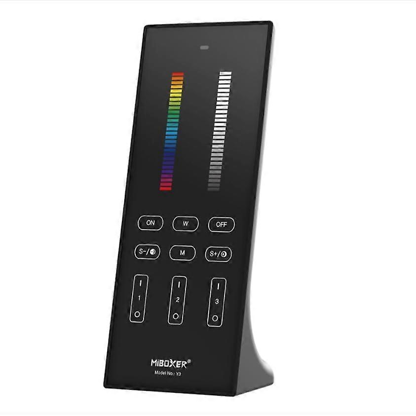 RGB CCT LED Remote Control 2.4GHz Wireless Lighting Controller Brightness Dimmable Black
