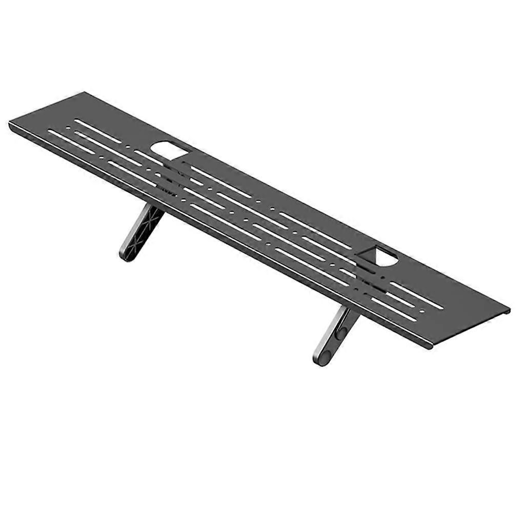 Adjustable Monitor  Shelf For TV 60cm Black Space Saving Bracket For Cellphone Media Boxes Game Console Router