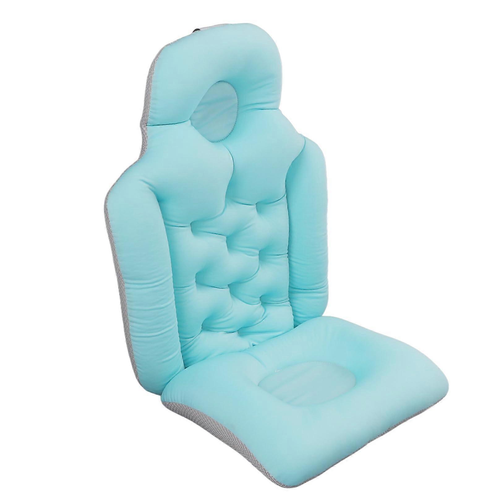 Full Body Bath Pillow for Tub with Extra Thick Headrest and Quick Dry Hanging Hook