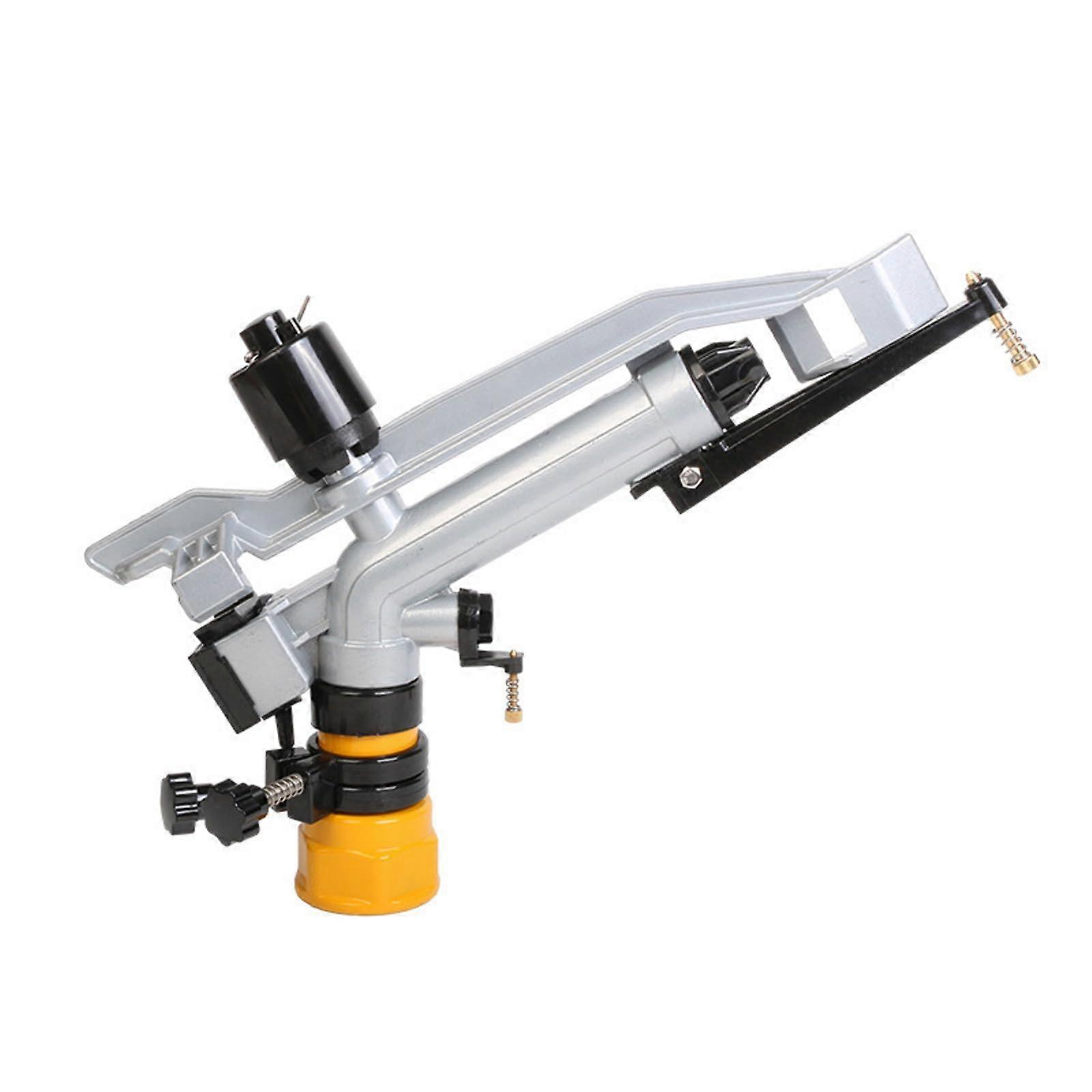 Garden Sprinkler with 360° Adjustable Coverage,  Flow Irrigation Sprinkler Head, Durable Alloy