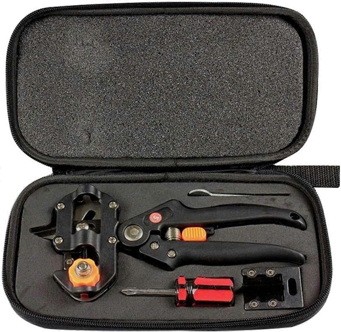 Professional Garden Pruning Shears with AntiSlip Grip and UShape Tree Branch Grafting Tool