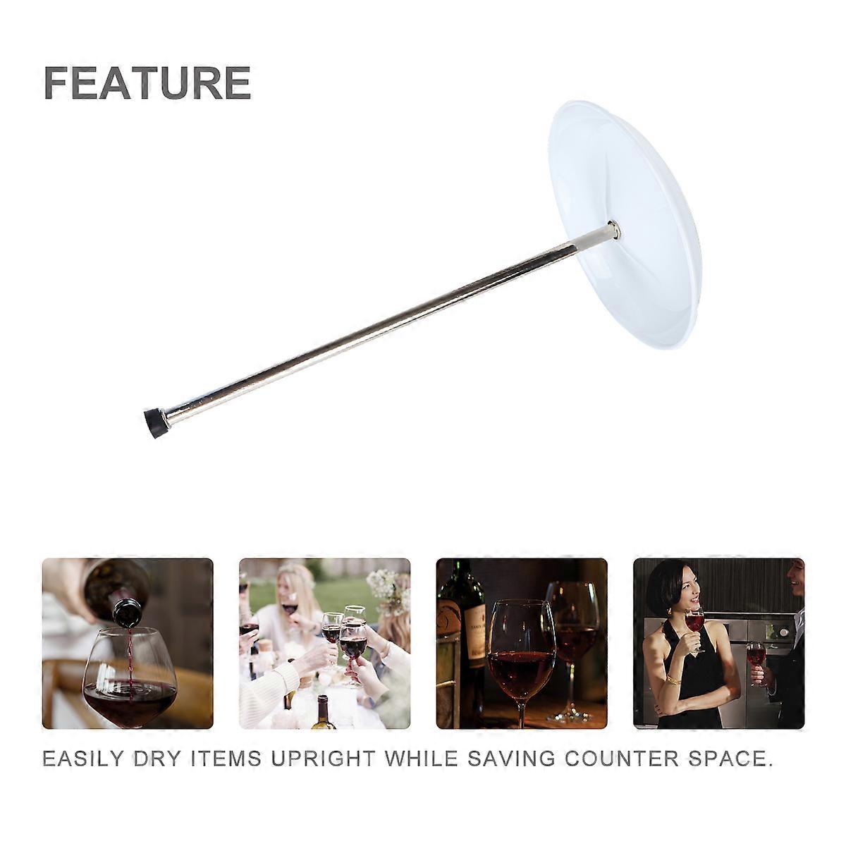 Bottle Drying Rack Decanter Drying Stand Home Bar Accessories Modern Rectangular Metal Storage 1Set