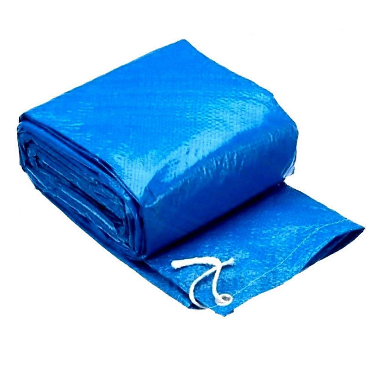 Rectangular Swimming Pool Cover with Waterproof AntiSlip Floor Pad for Above Ground Pools