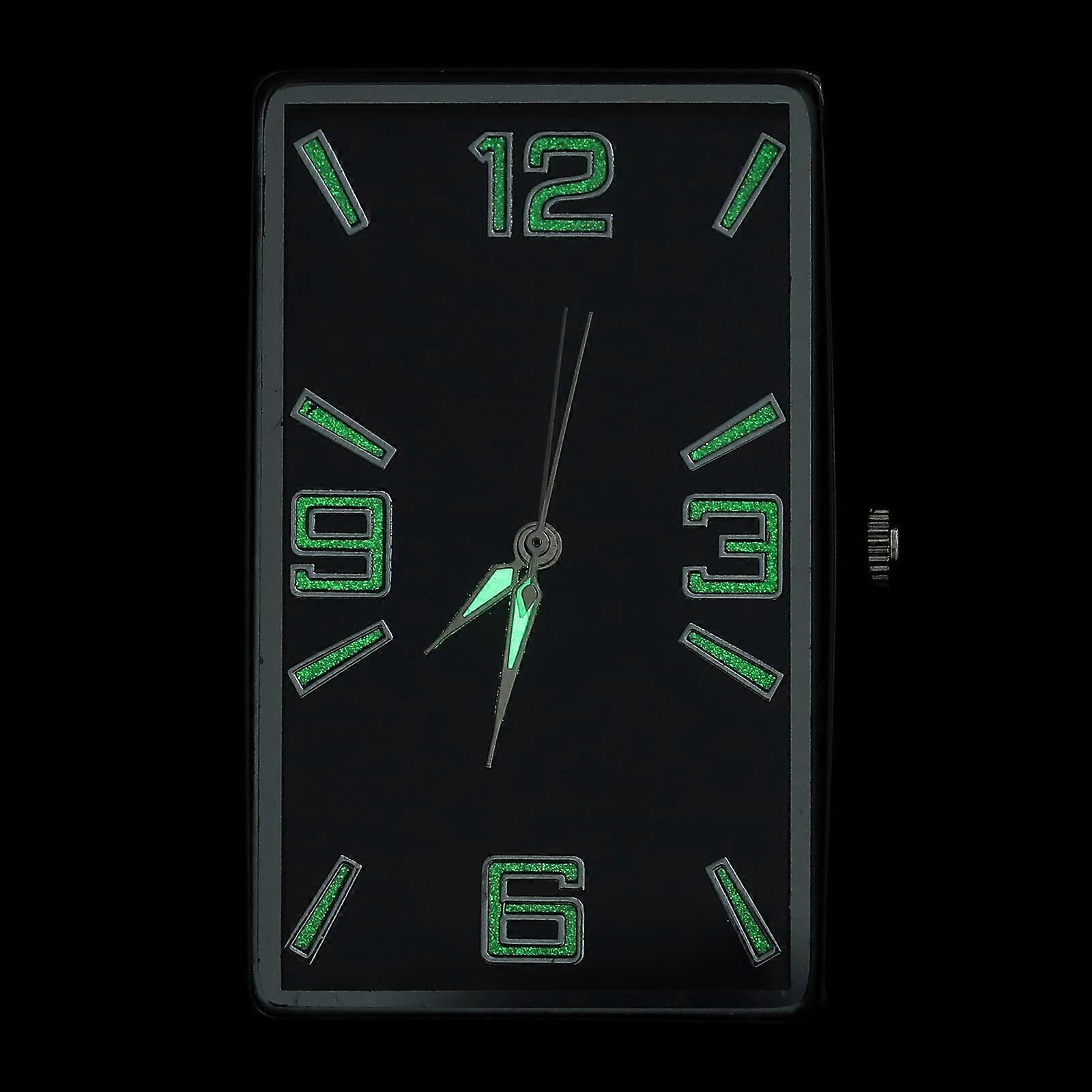 Car Dashboard Mini Clock Square Adhesive Clock Decorative