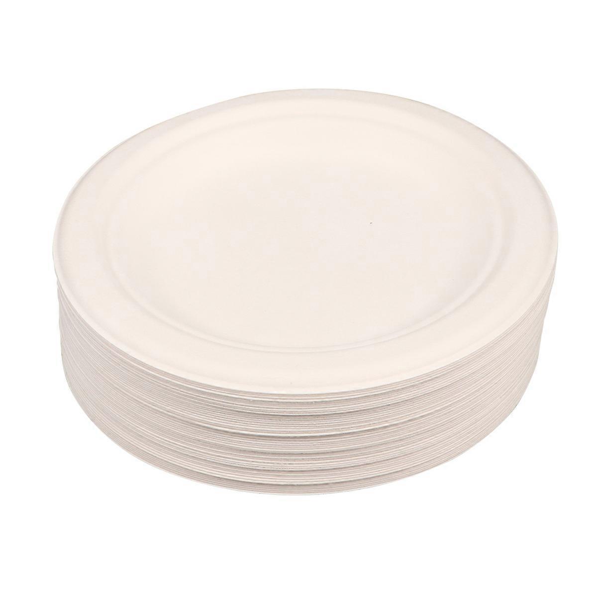 100Pcs White for Holding Paper Serving