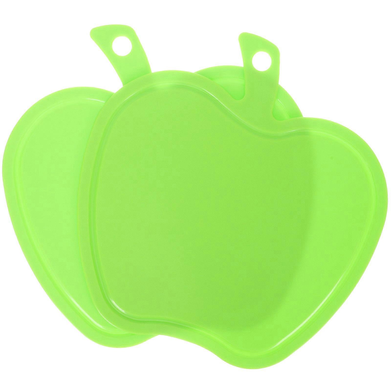 Plastic Apple Cutting Board for Kitchen Use Sturdy 2Pcs Chopping Board