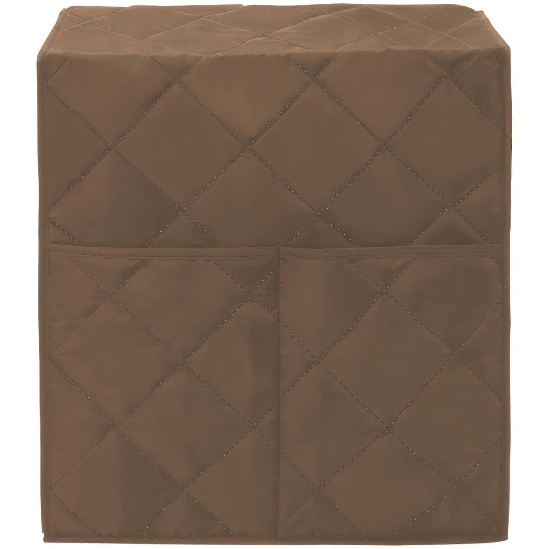 Coffee Machine Cover with Thermal Insulation and Dustproof Protection for Espresso Maker Brown