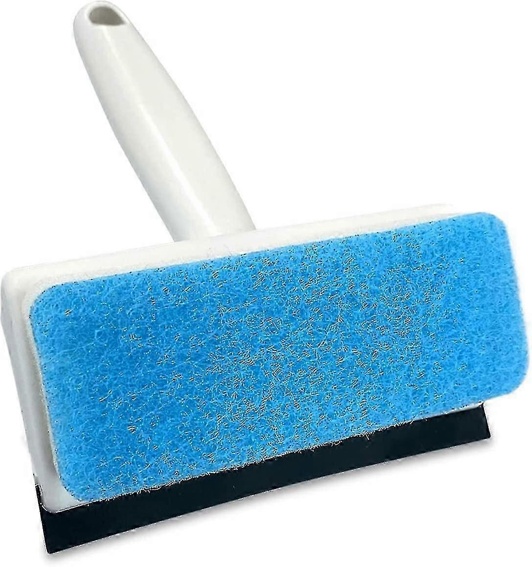 2 In 1 Cleaning Brush, Window Squeegee With Sponge