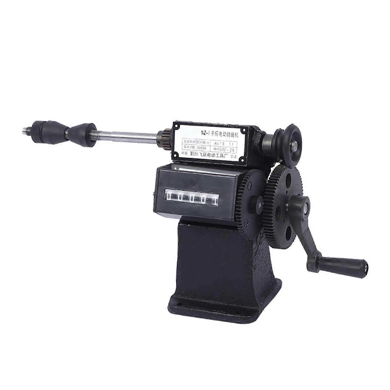 Manual Coil Winder with Range Counter for Motor and Sewing Coils DIY Projects