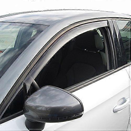 Front Wind Deflectors Grey Rain Guard Weather Shields for Honda CRV 20072012