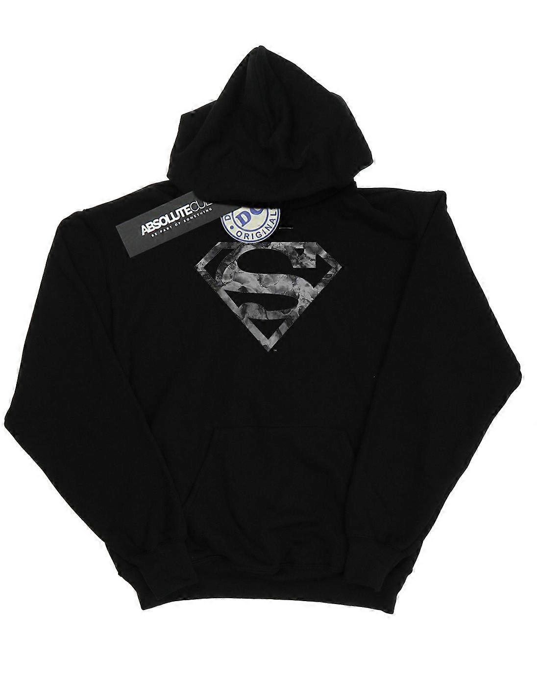 DC Comics Boys Superman Marble Logo Hoodie