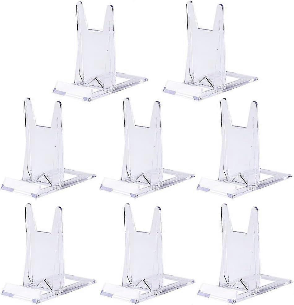 8-Piece Acrylic Book Display Stand