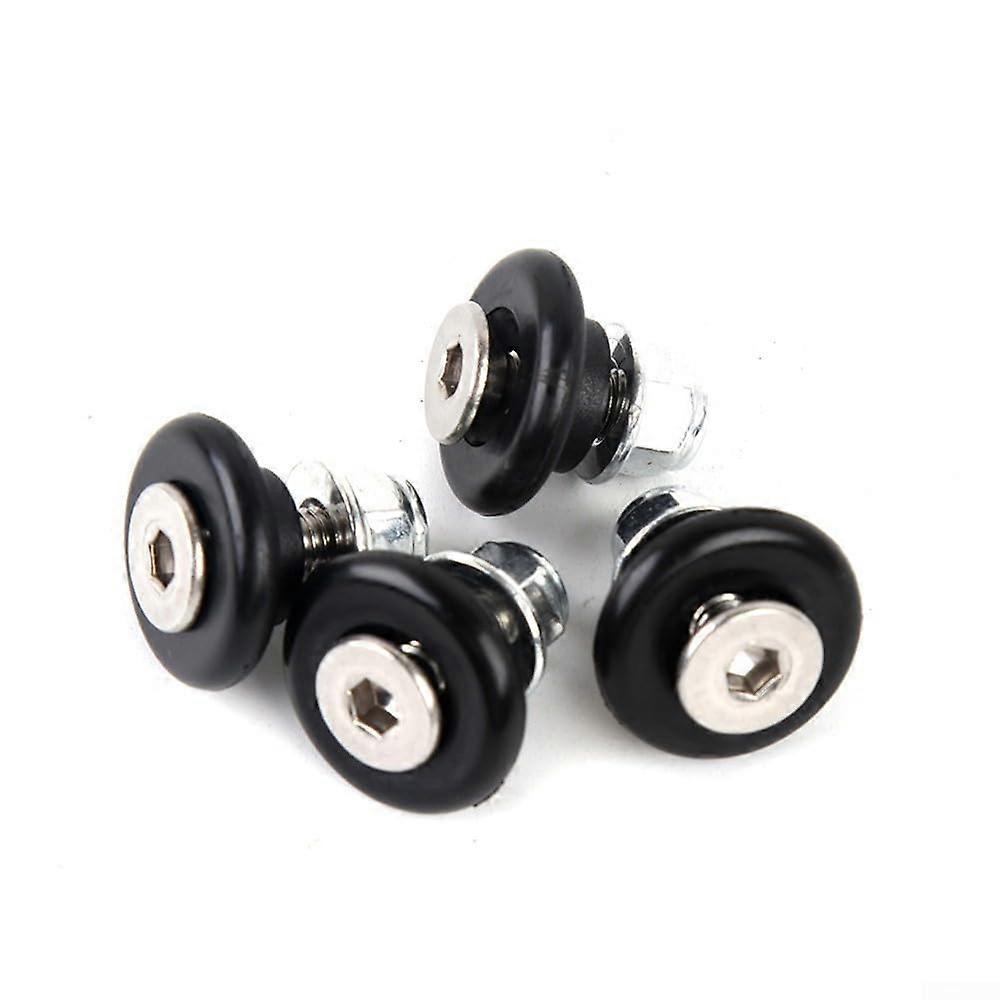 4PCS Motorcycle  Box Bushings Direct Fit Durable PlasticSteel Universal Tail Box  Kit