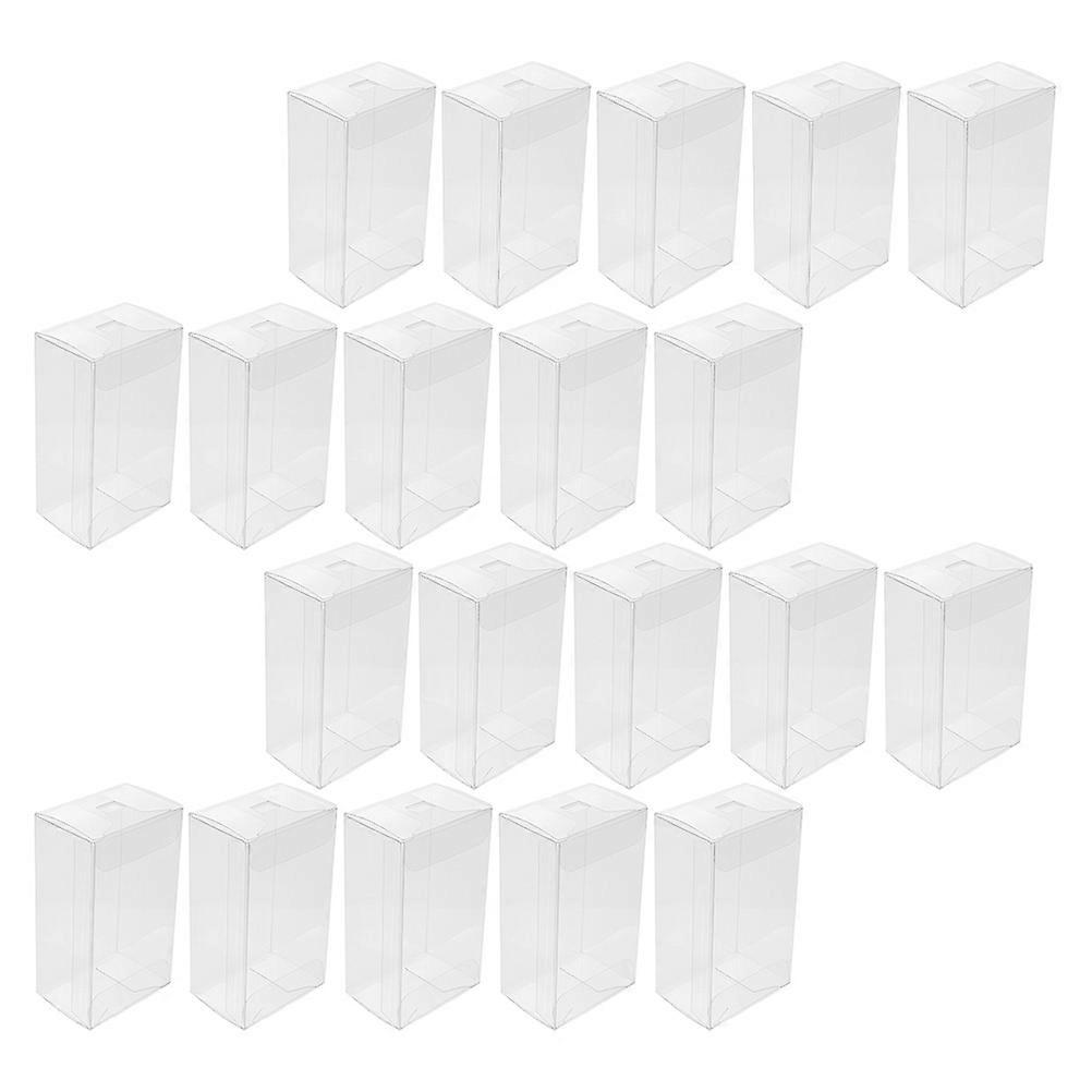 PVC Candy Wrapping Boxes for Storage 20Pcs Transparent Plastic Snacks Boxes