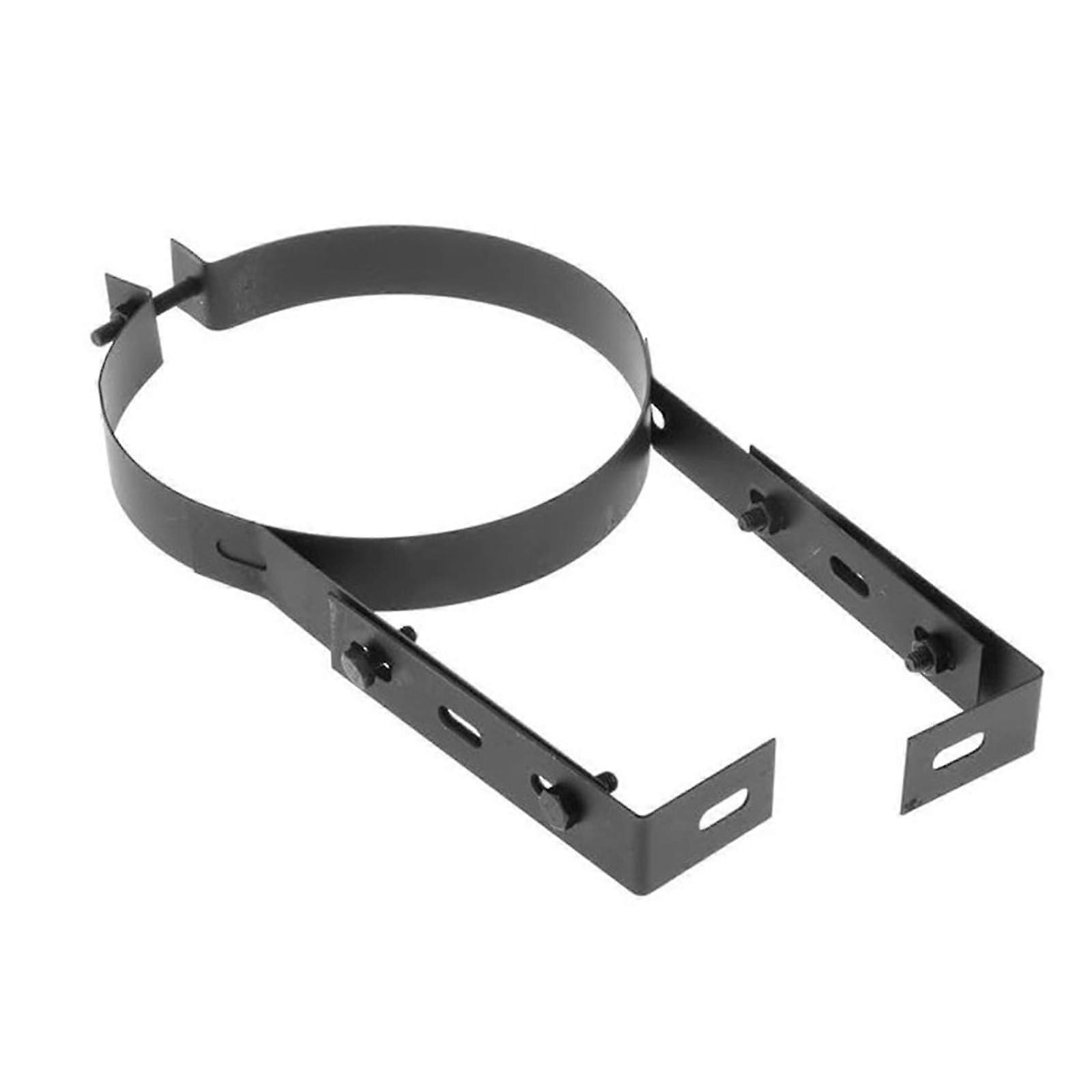 Adjustable Stainless Steel Chimney Pipe Clamp Holder for Secure Wall Mount Installation