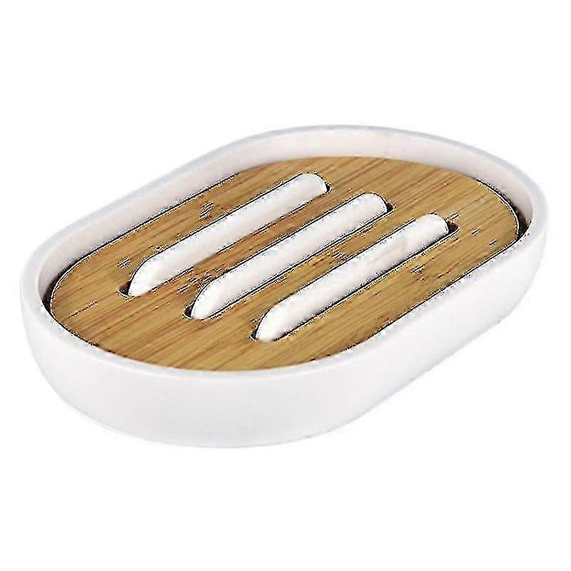 1pcs Soap Dishes, Bamboo Soap Container