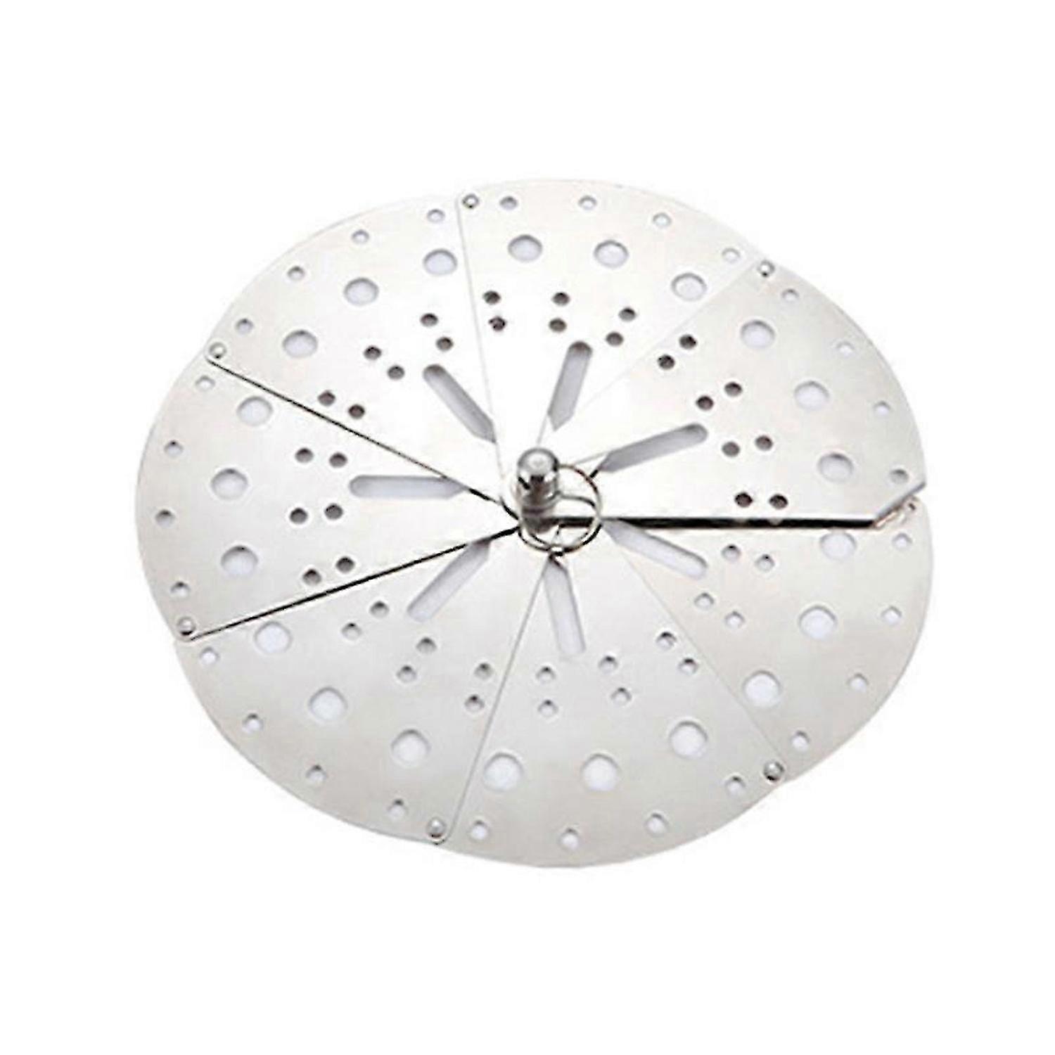 Stainless steel adjustable pull-down anti-overflow steamer rack