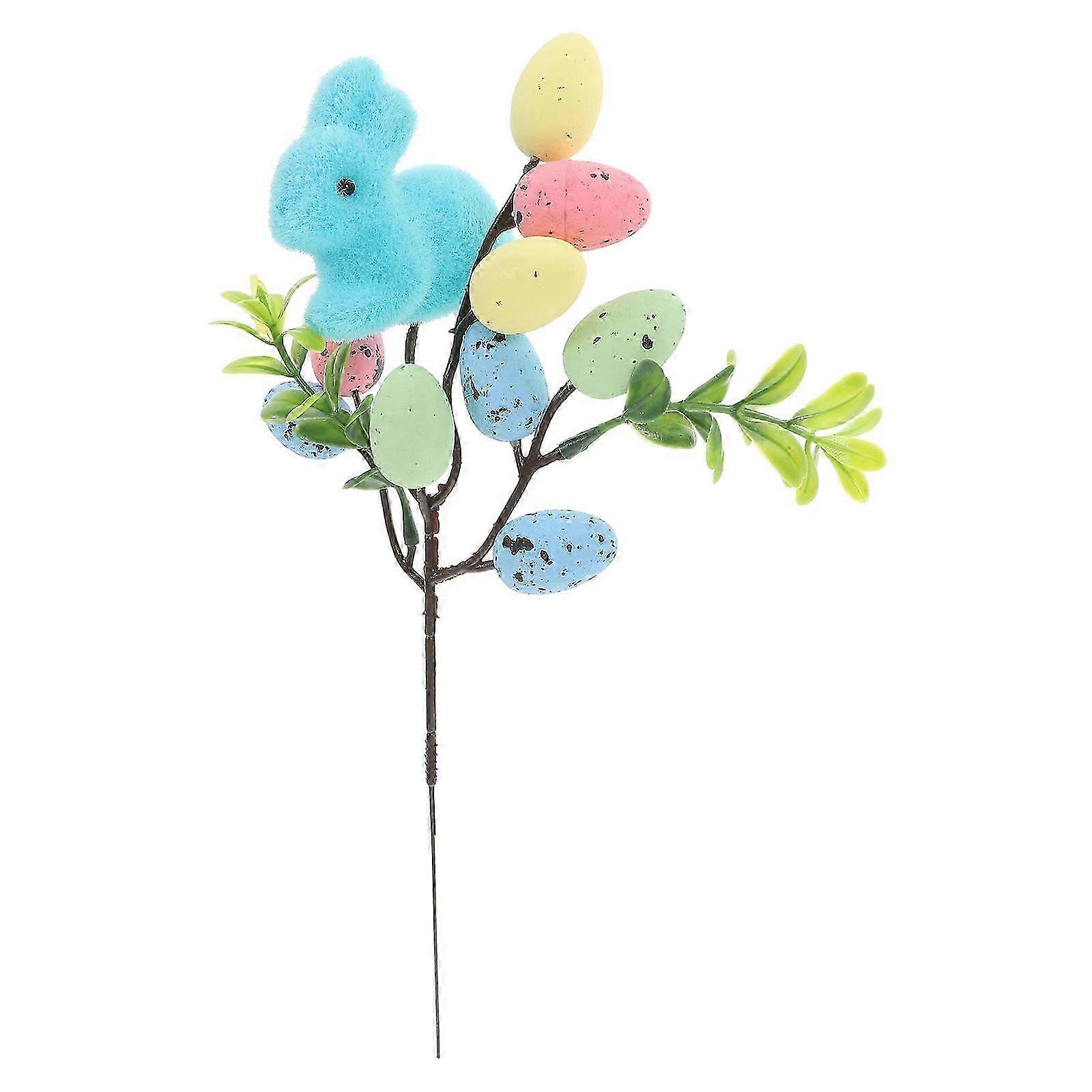 Easter Egg Branch Artificial Foam Picks for Easter Party Decorations