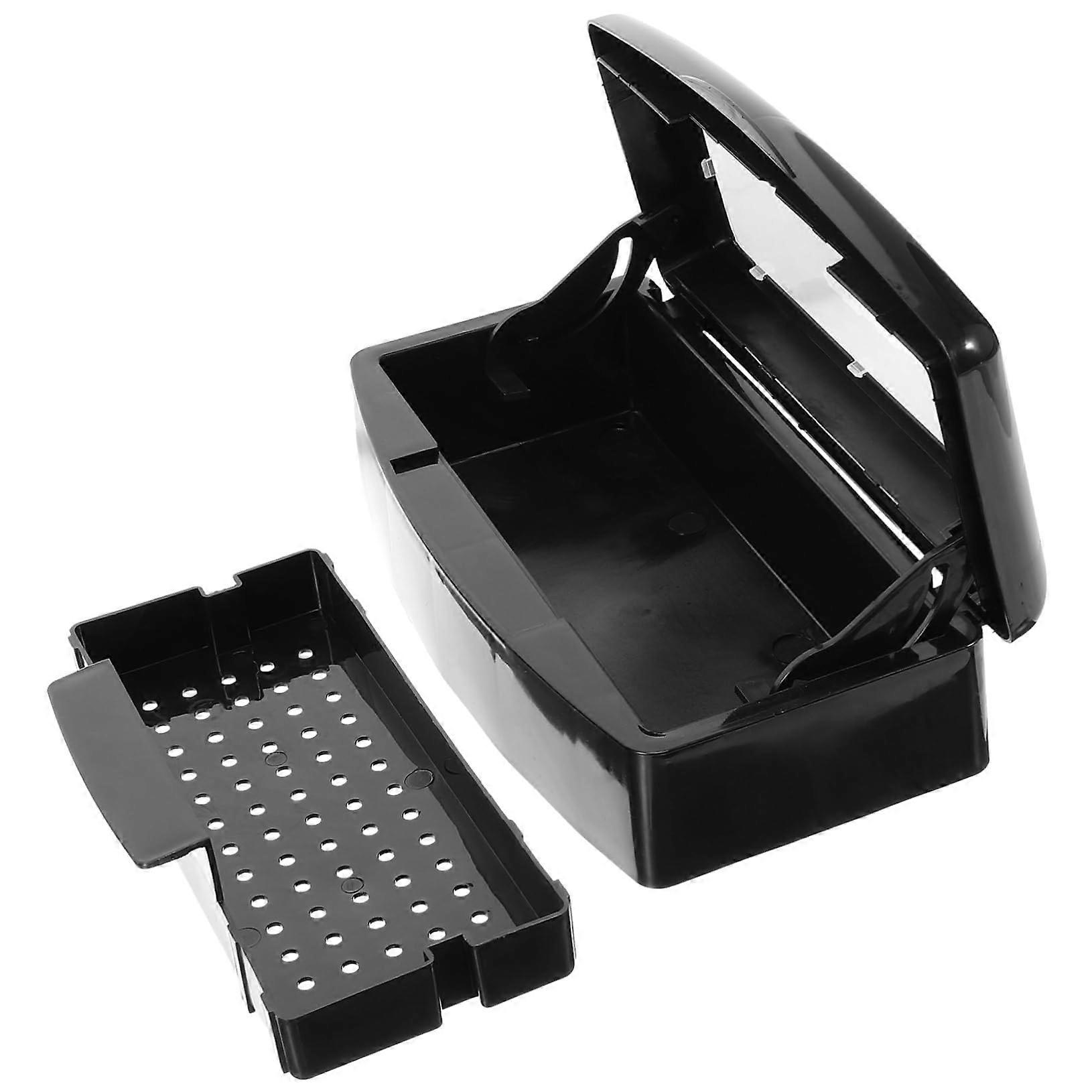 Nail Tool Organizer with Removable Tray Insert, MultiCompartment Manicure Sterilizer Box