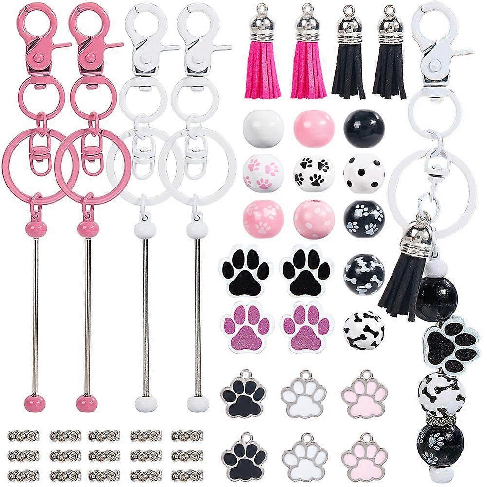 DIY Keychain Making Kits Mixed color 149mm