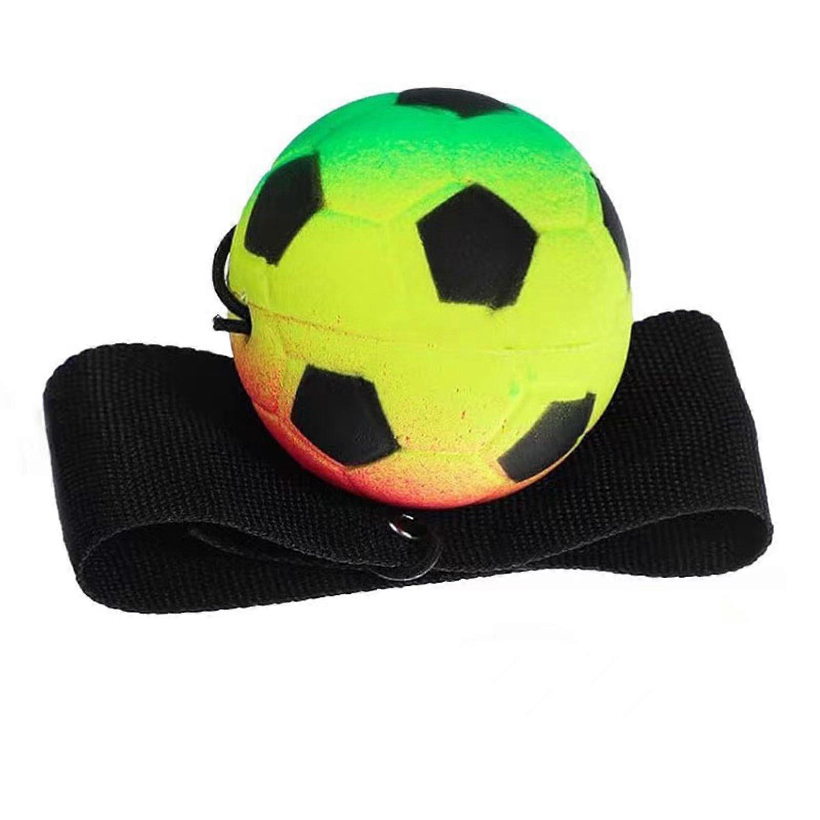 Stress Relief Ball with Adjustable Wrist Strap, Multicolored Elastic Hand Exercise Ball for Workouts