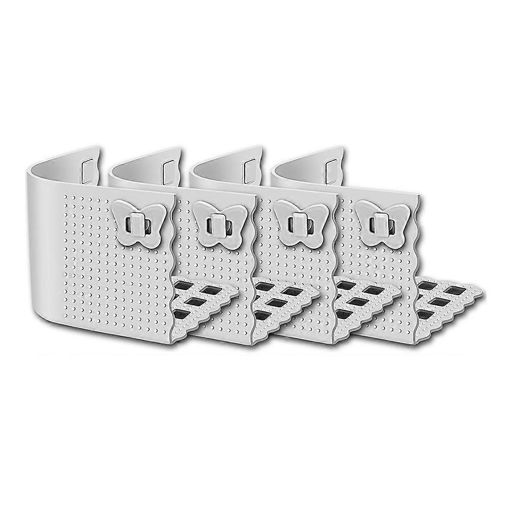 Bed Sheet Holder Clips for Thin Sheets Grey