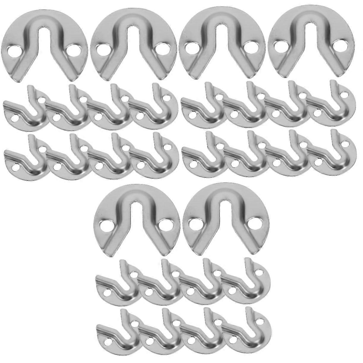 50pcs Picture Hanging Hardware Flush Mount Frame Hangers Heavy Duty Interlocking Wall Brackets