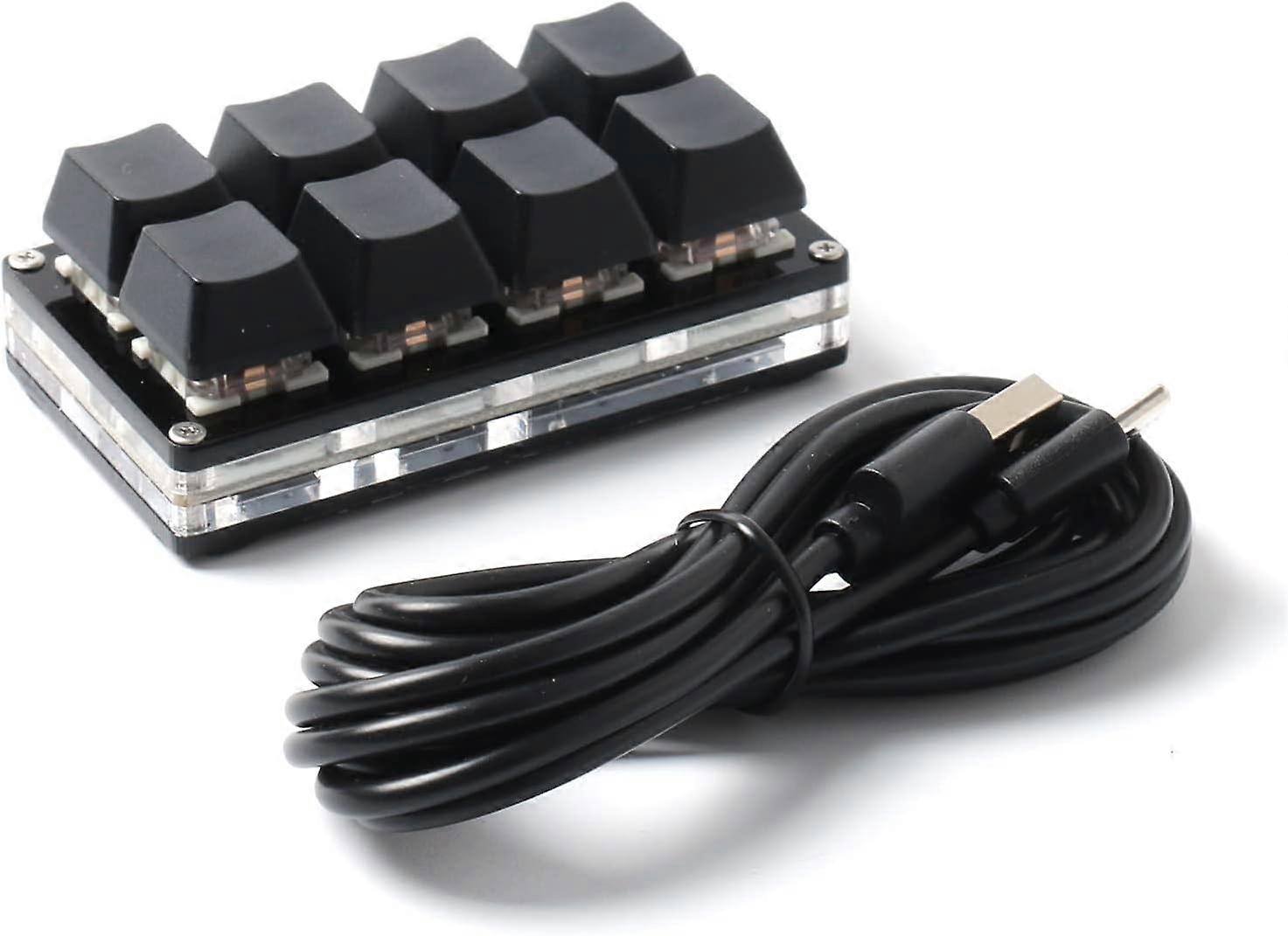 8 Keys Keyboard USB Interface Custom Copy Paste Shortcuts Mini Mechanical Keyboard for SayoDevice