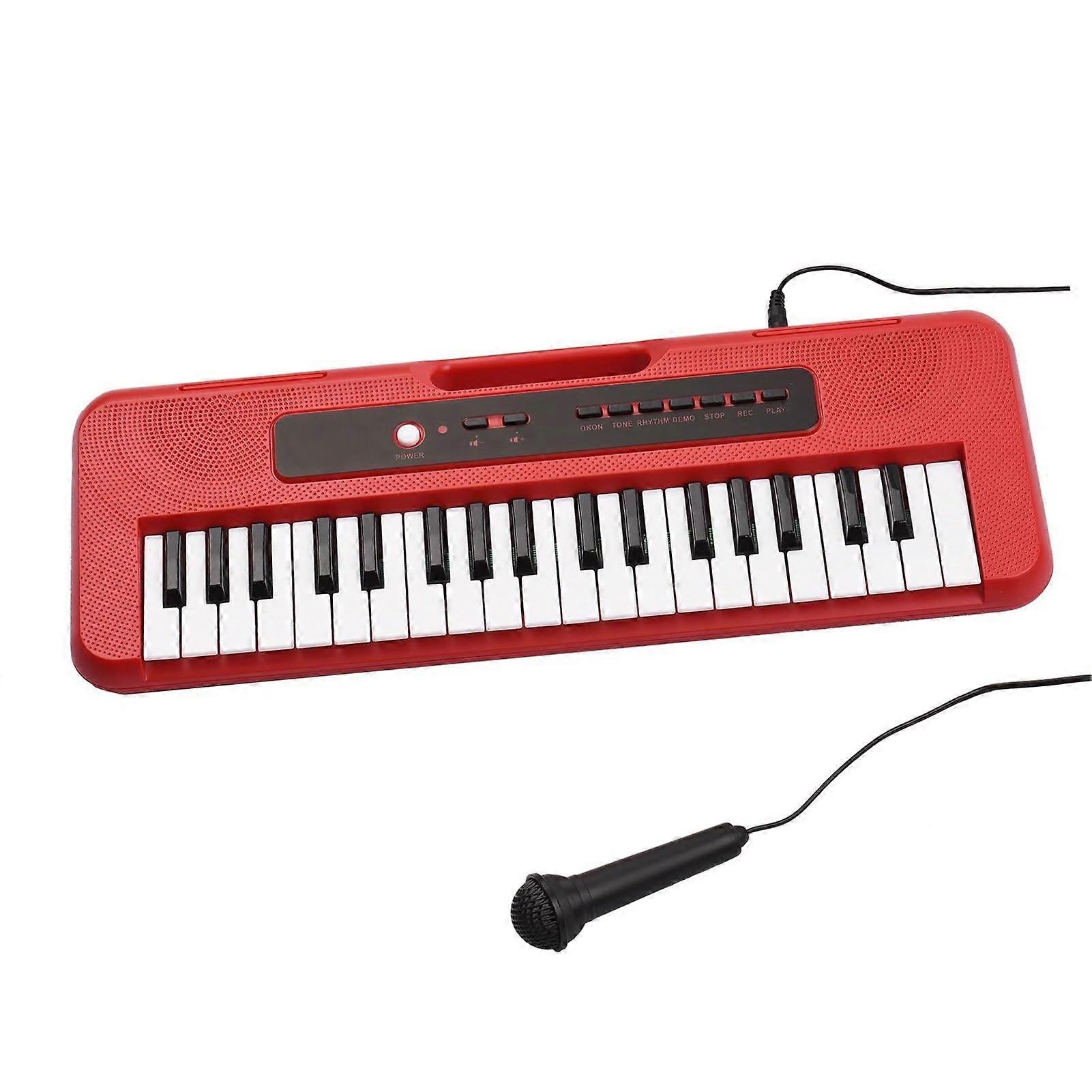Electronic Keyboard Piano 37 Key with Microphone USB Connectivity Recording Playback for Beginners