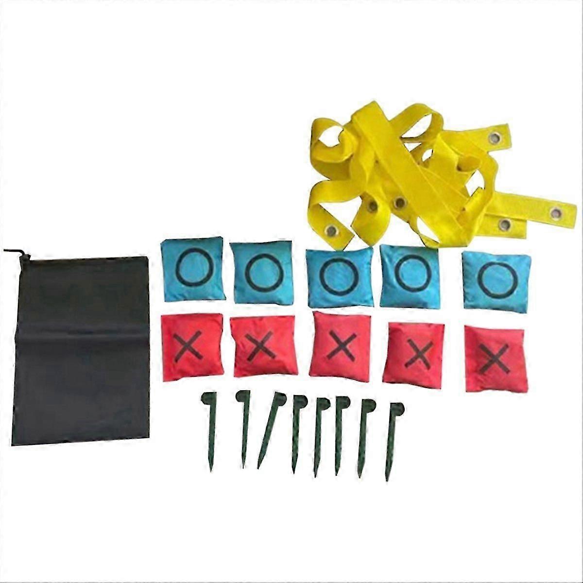 Toe Game Set Toss Outdoor Toe Fabric with Stake