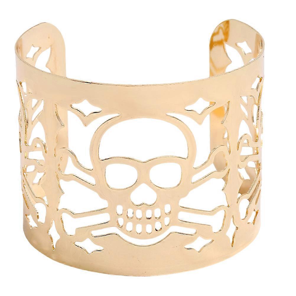 Skull Patterned Bracelet Opening Bracelet for Decoration