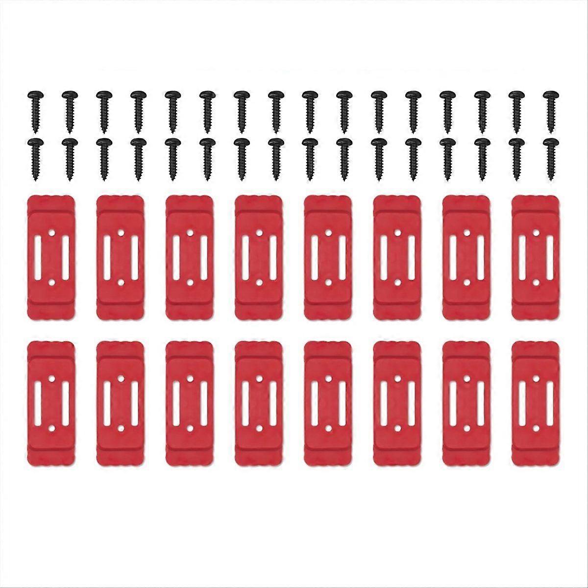 Mounting Feet for -16 Pack,for Accessories,Feet Mounting System,Red