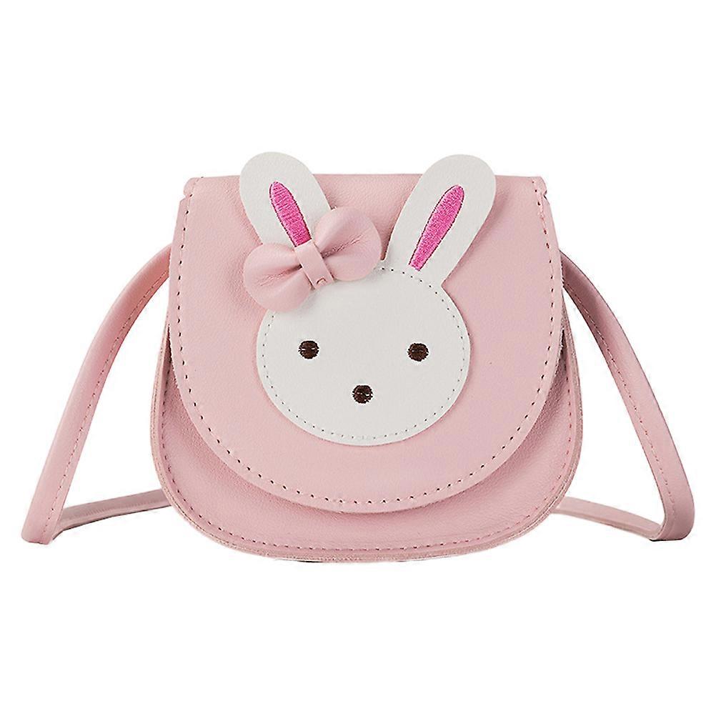 Shoulder Bag Mini Cute Rabbit Design for Storage Use Pink