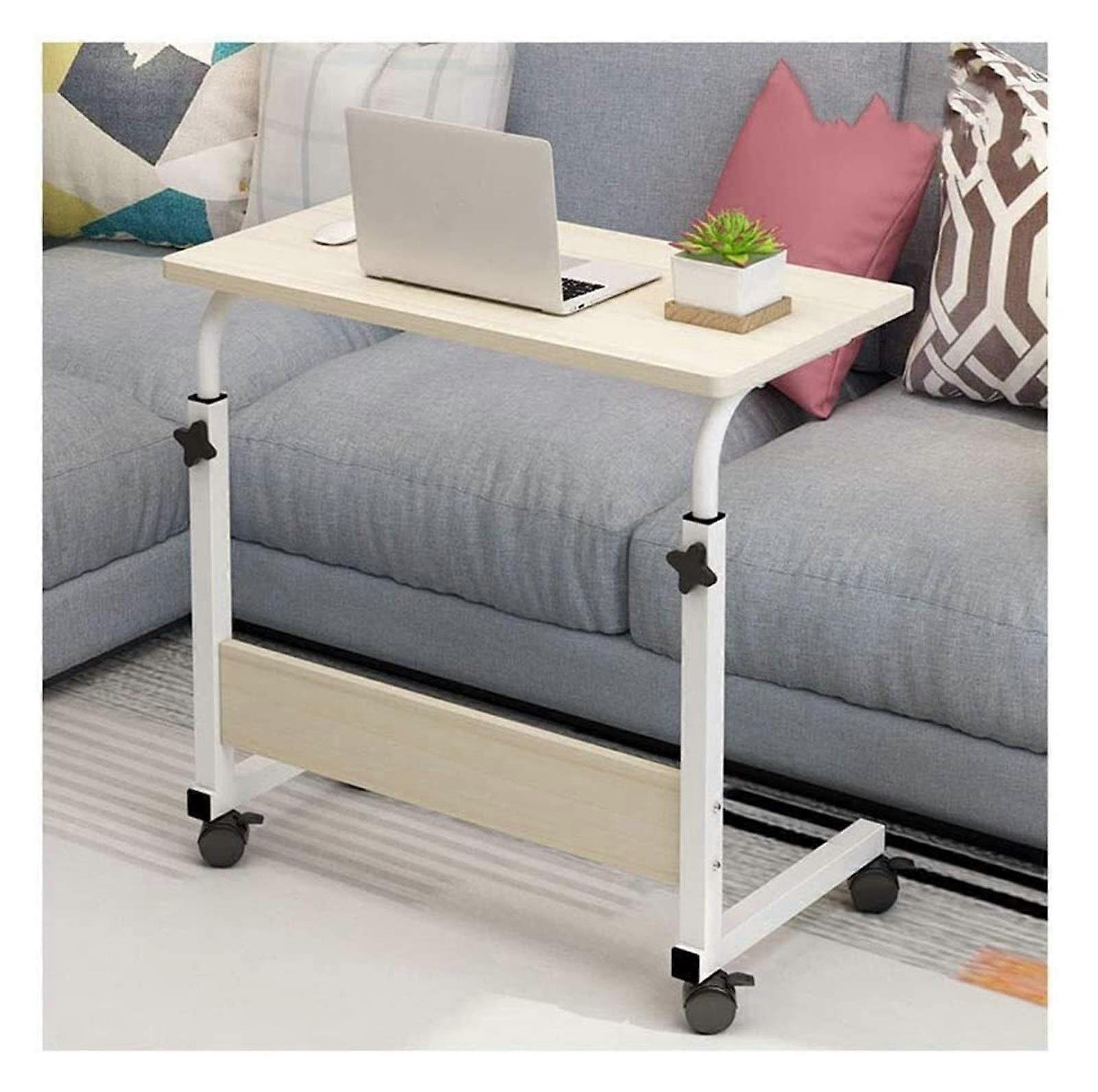 Portable Adjustable Laptop Table with Foldable SpaceSaving Design, Bedside Stand for Sofa and Small Spaces