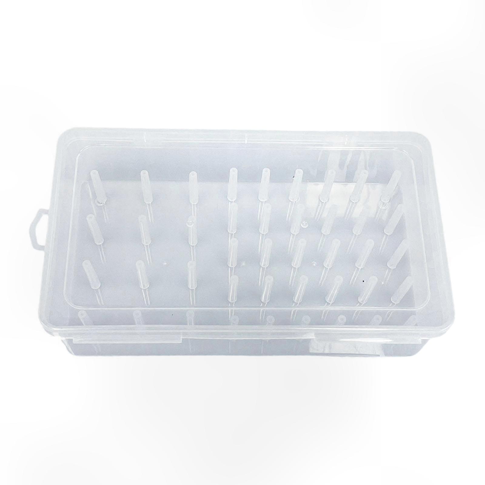 Thread Organizer Box, Spool Holder for Sewing Supplies, Empty Bobbin Storage Solution