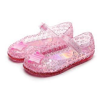 YOUSNH Prinsessenschoenen Meisjes Sandalen Jelly Mary Jane Dansfeest Schoenen voor Kinderen Peuter Meisjes Schoenen Rood 10